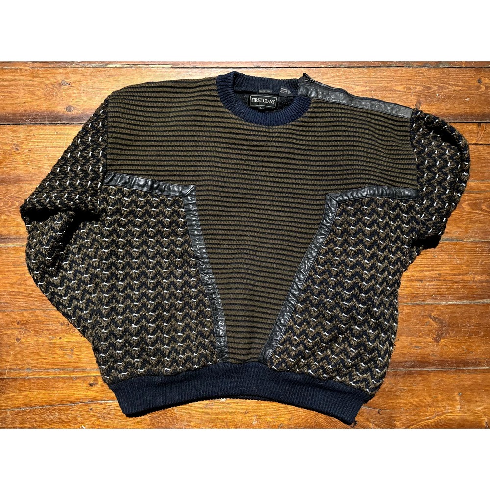 Brown | Blue Sweater